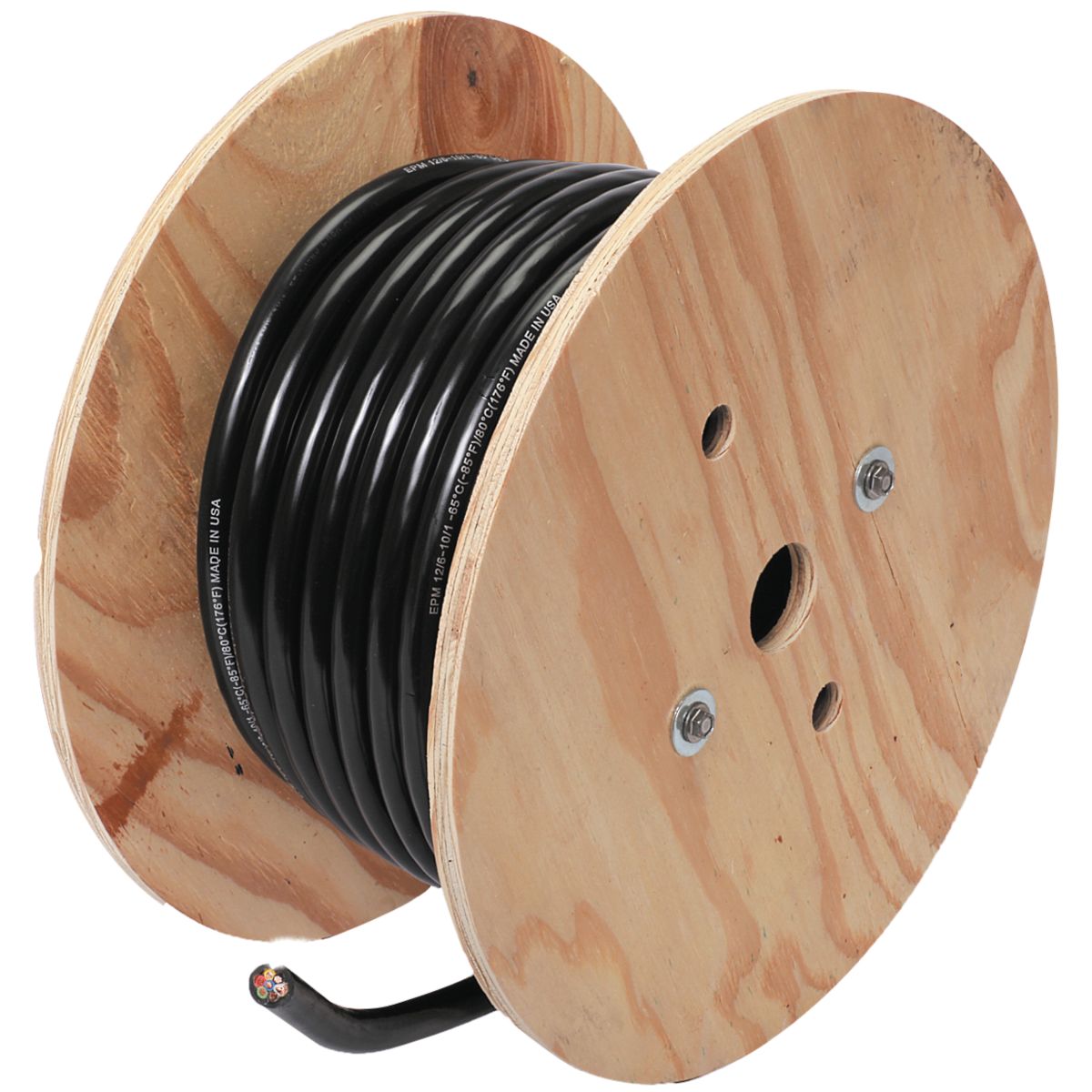 12/6 Trailer Cable Wire, 100ft Spool