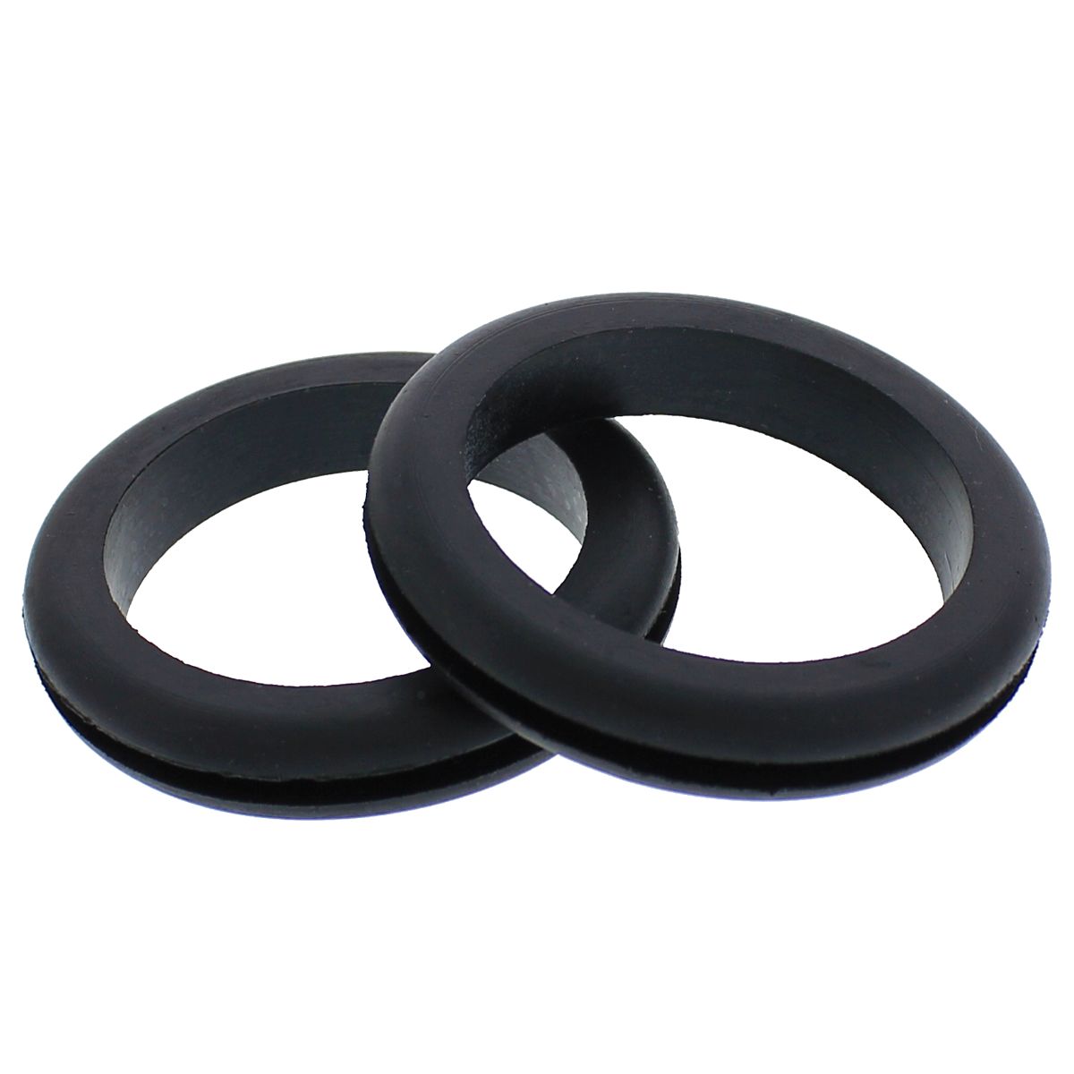 1-1/2" x 1-3/4" x 1/4" Groove Rubber Grommet