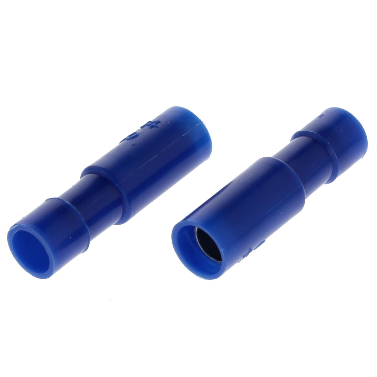 16-14 AWG Blue Nylon Bullet Receptacle — Single Snap, 50/PKG