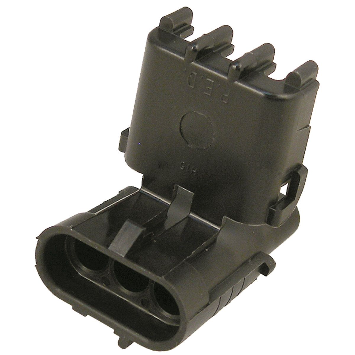 Weather Pack Connector — 3-Cavity Shroud