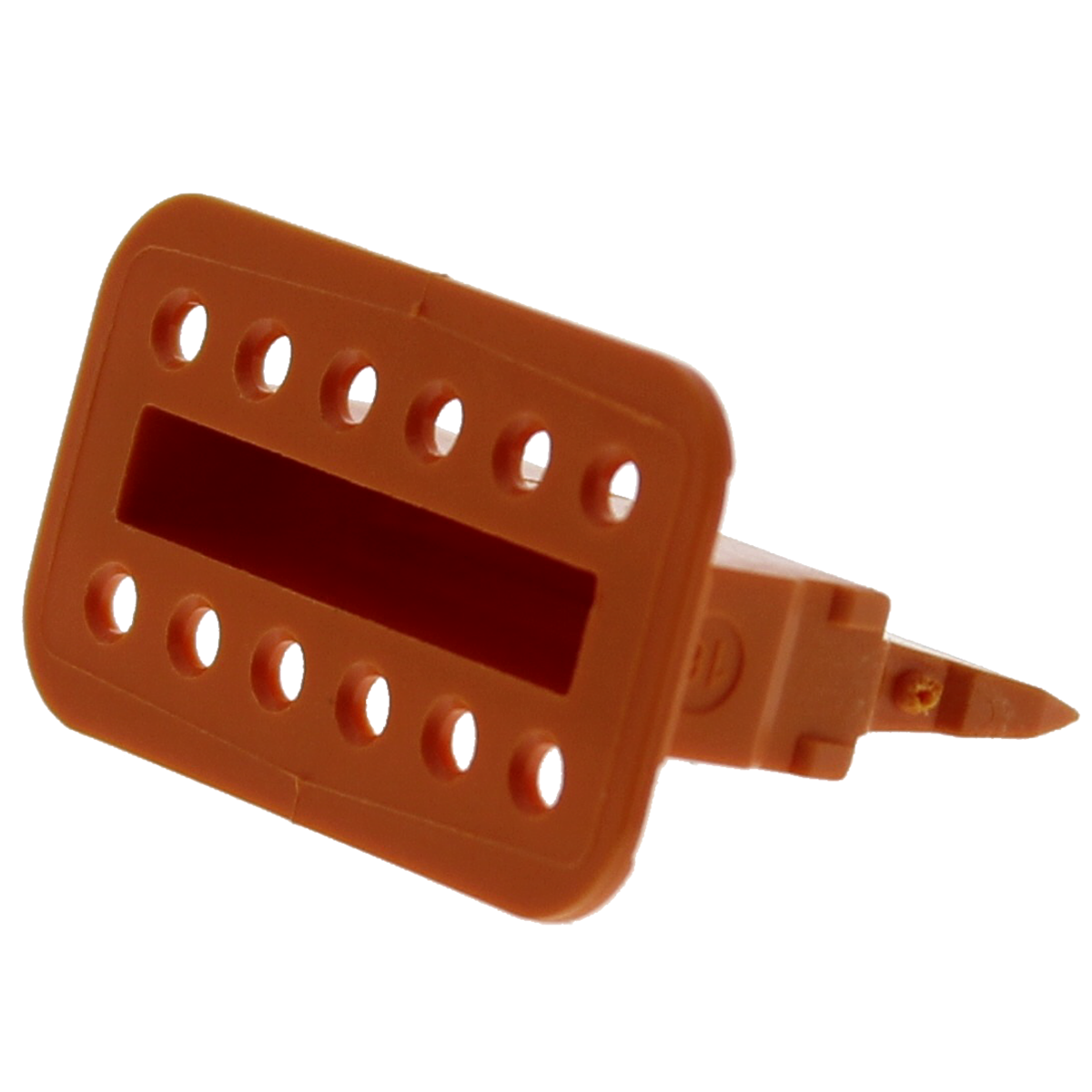 Deutsch Connectors — DT Series W12S 12-Cavity Connector Plug Wedgelock, Orange