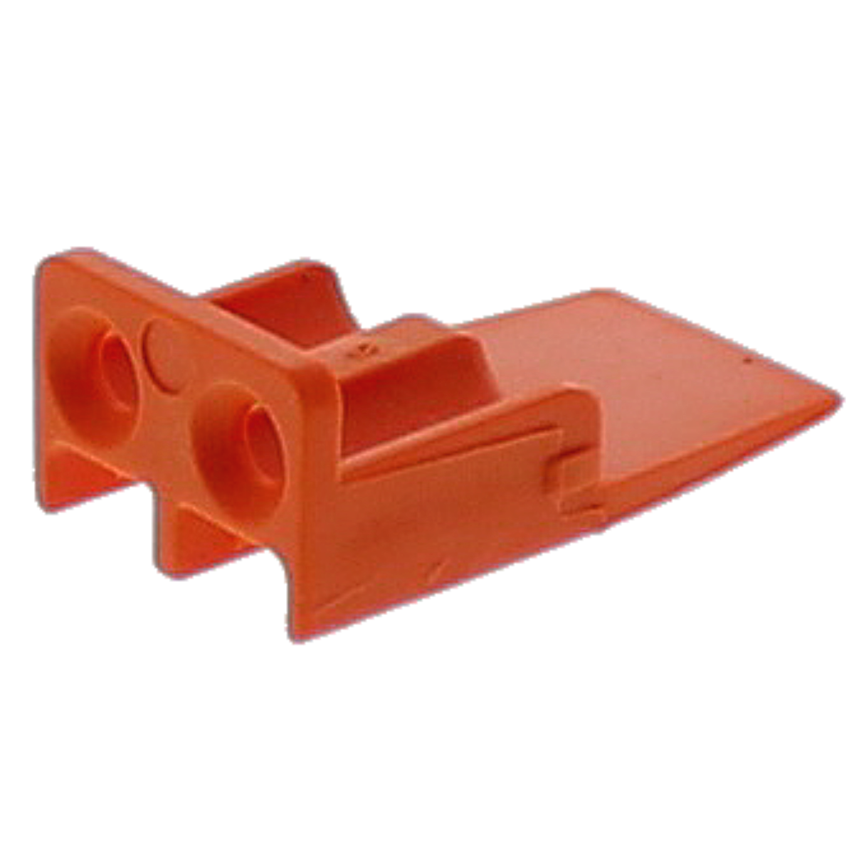 Deutsch Connector — DTP Series WP-2S 2-Cavity Connector Plug Wedgelock — Orange