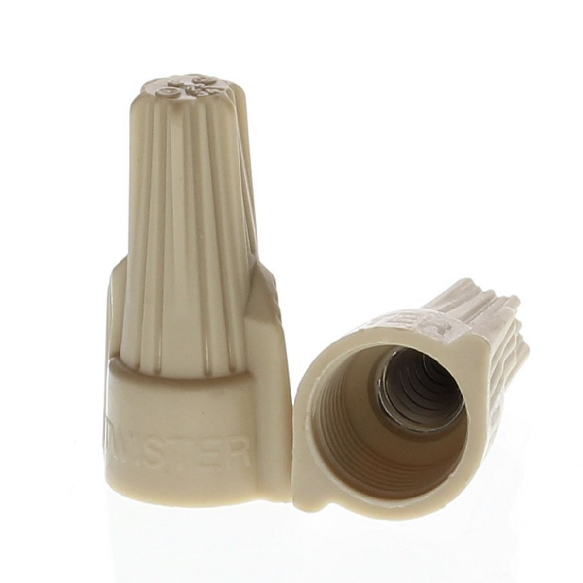 3 #22 / 3 #10 Tan Wire Nuts — Wing Type, 50/PKG