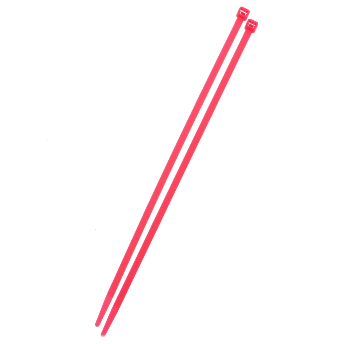 11" 50 lb Nylon Cable Tie  — Fluorescent Pink, 100/PKG