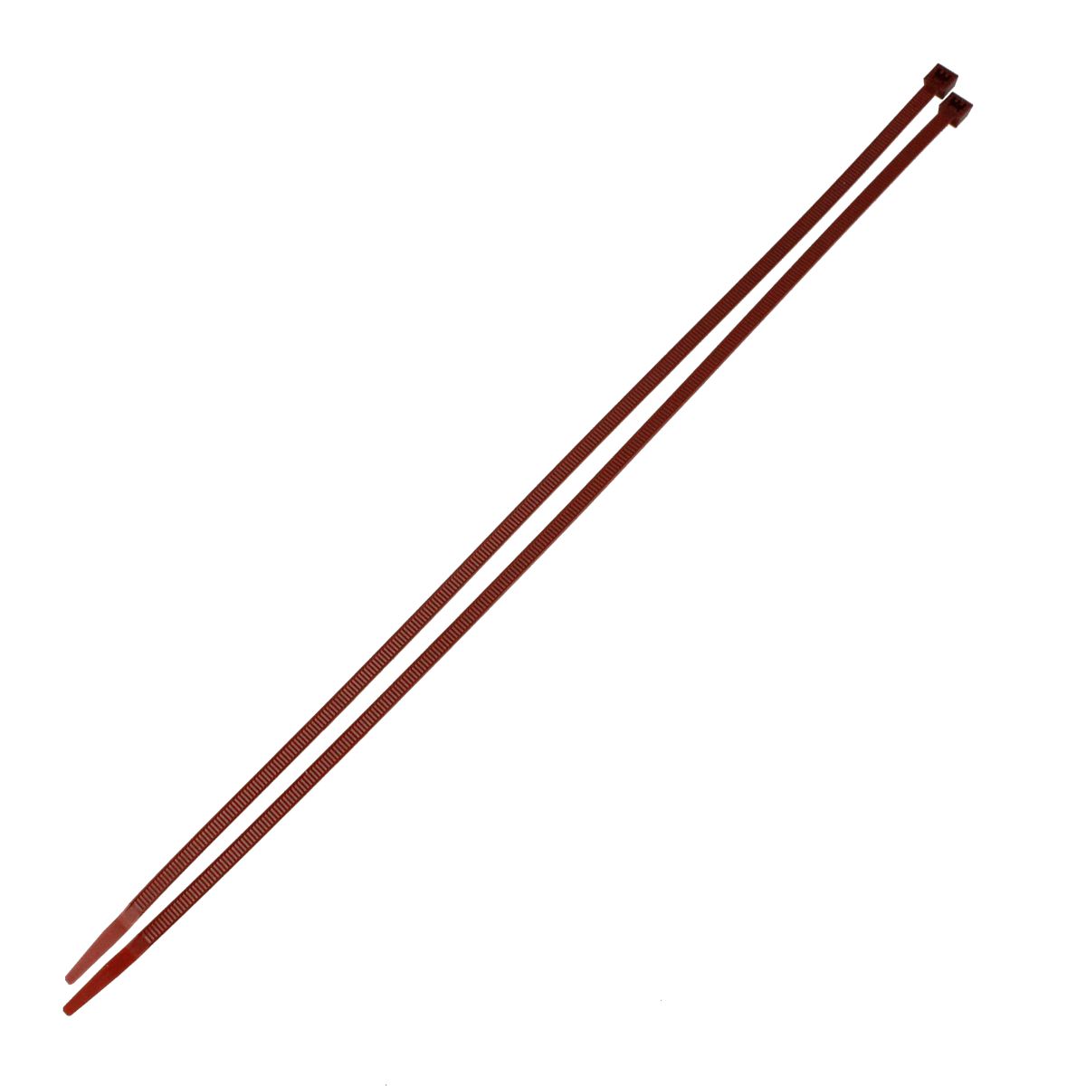 11" 50 lb Nylon Cable Tie  — Brown, 100/PKG