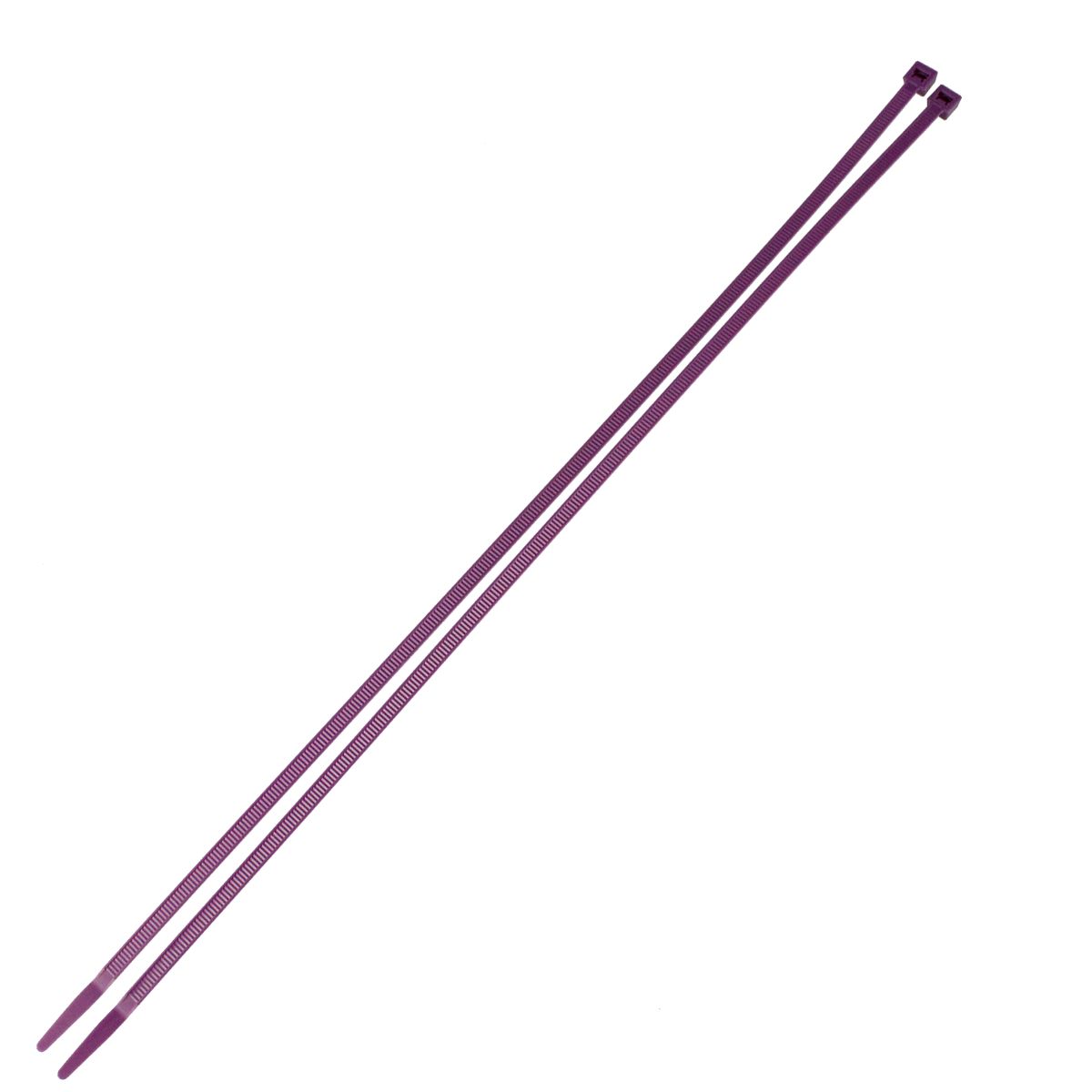 11" 50 lb Nylon Cable Tie  — Purple, 100/PKG