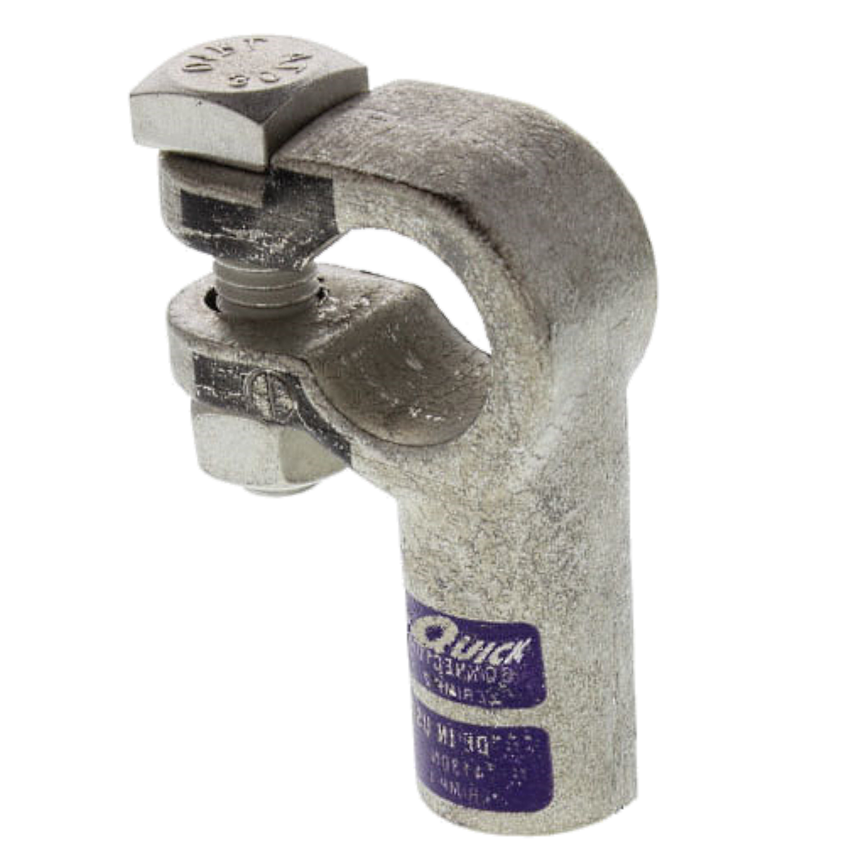3/0 AWG, Purple Battery Connector Crimp Terminal, Left Elbow  - Negative  4230-050N