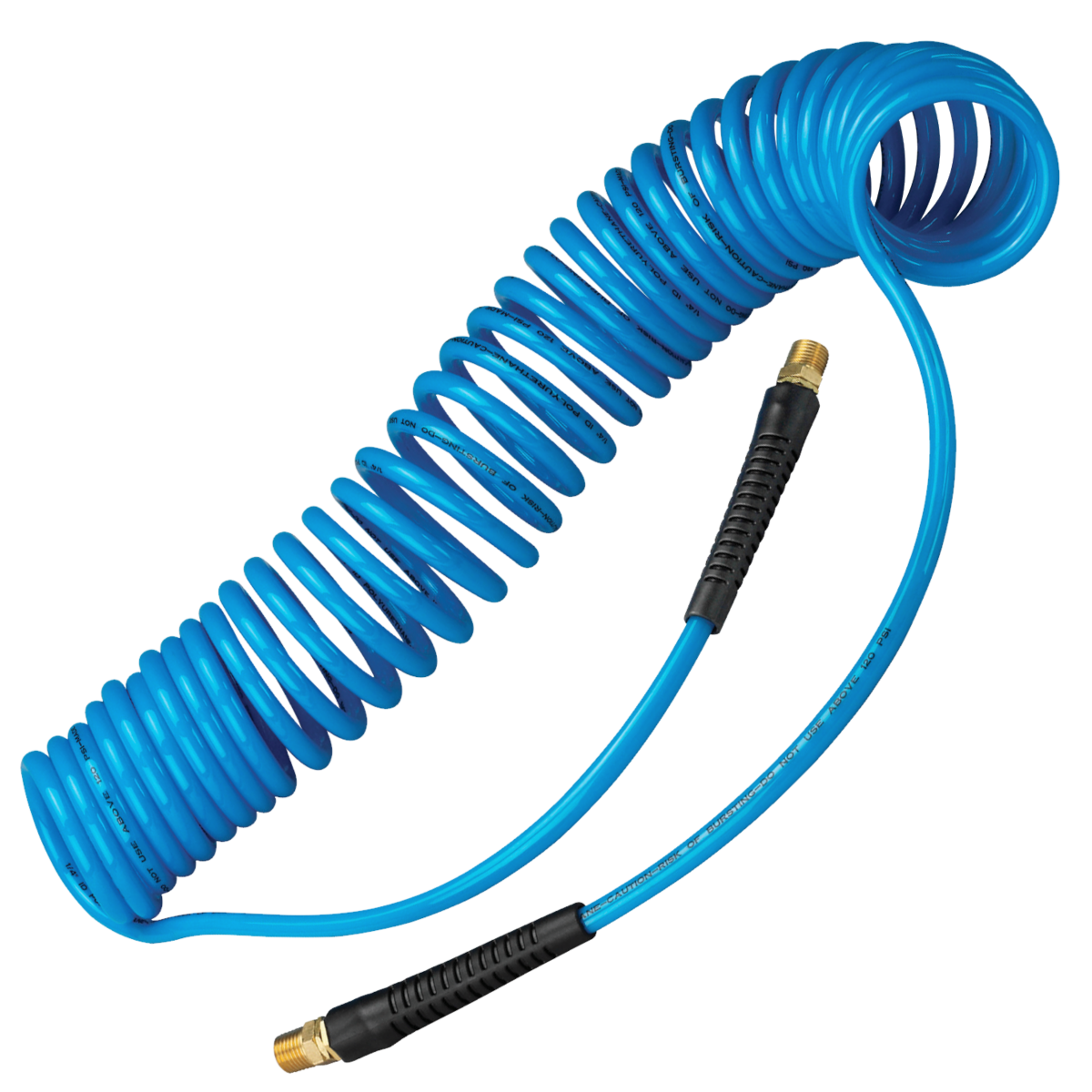 1/4" x 25' Blue Polyurethane Air Hose