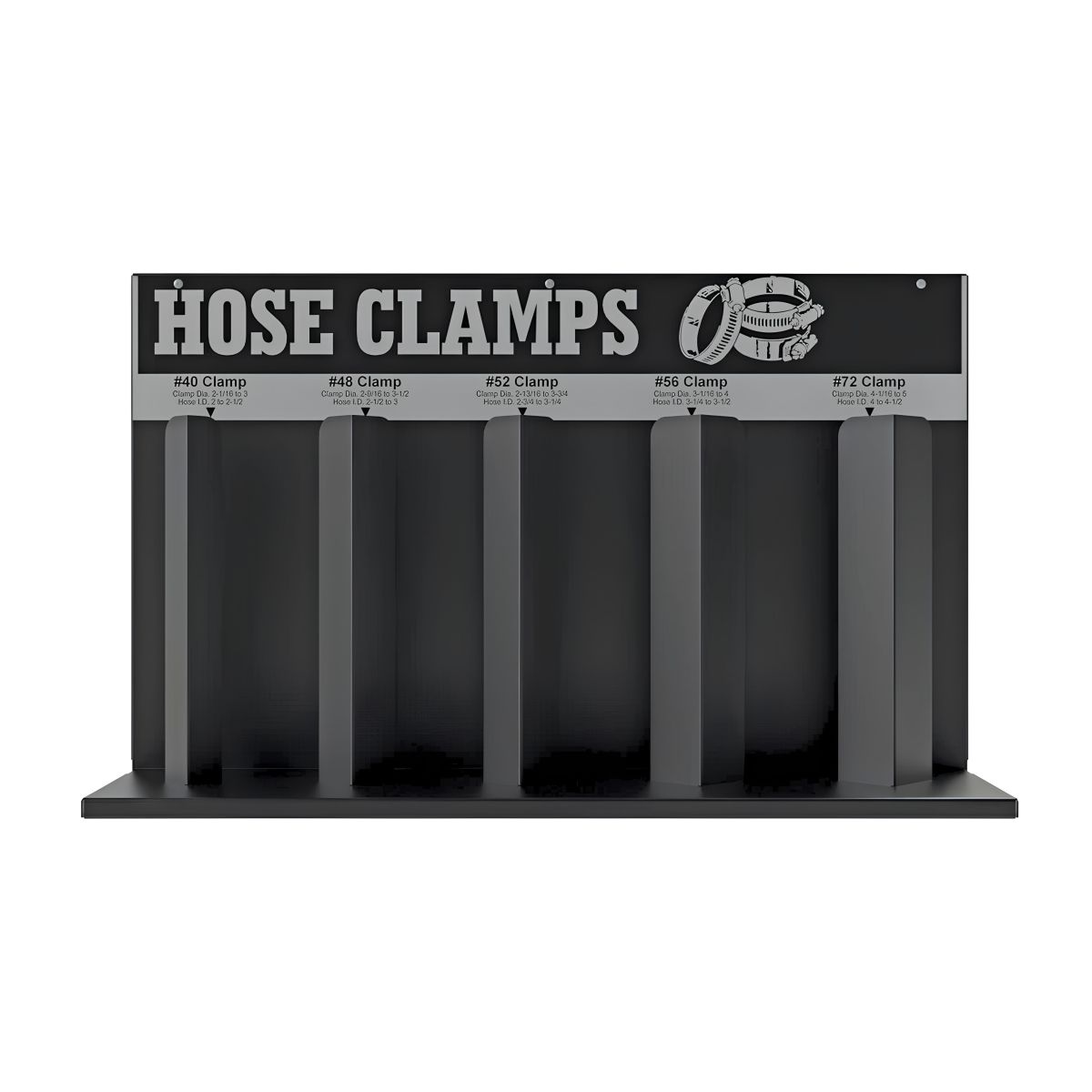 Durham 904 5-Loop Hose Clamp Rack