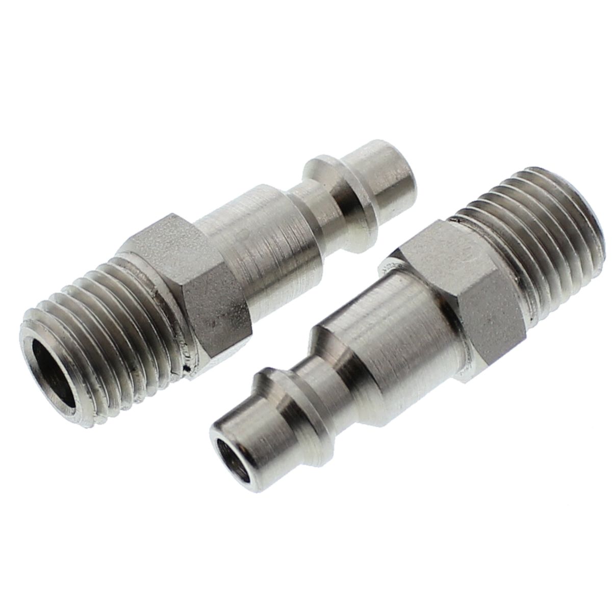 1/4" A Series Industrial Plug — Stainless Steel — 1/4" Male NPT