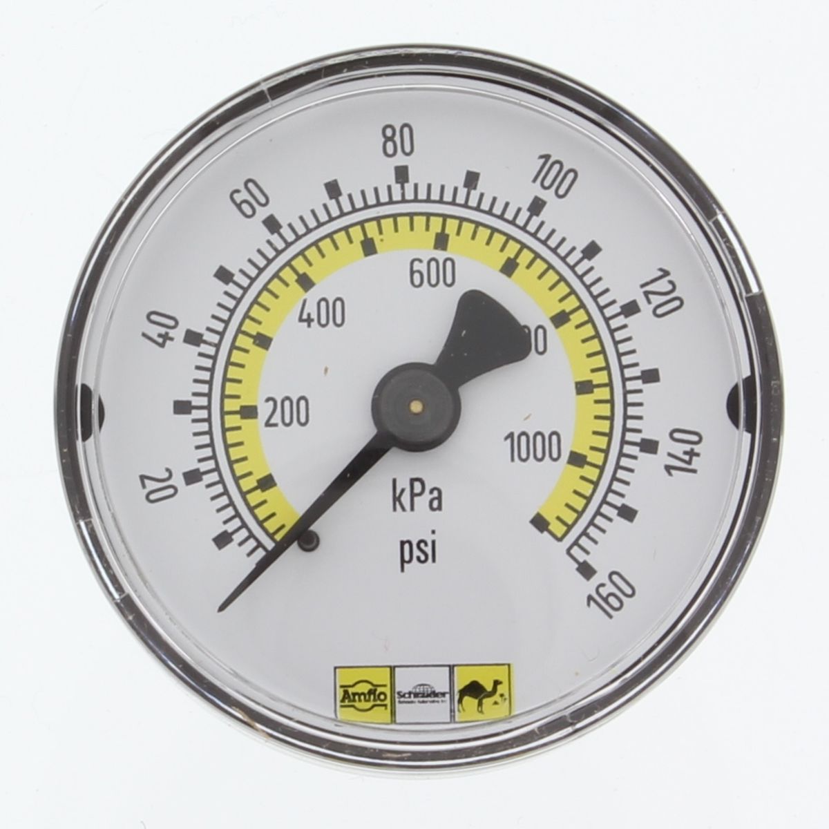 Tru-Flate 24803 1/4" NPT Back Mount Pressure Gauge