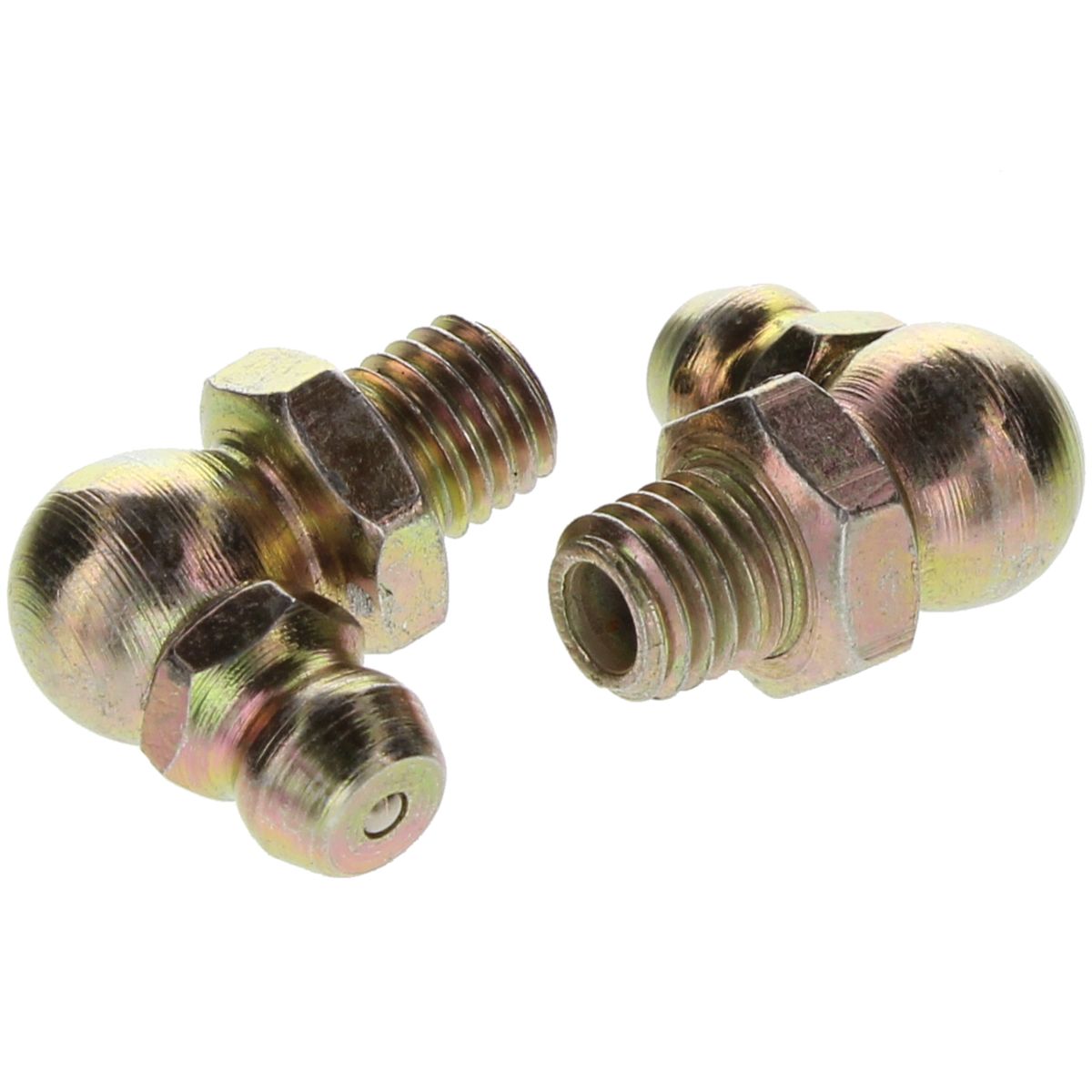 1/4"-28 Taper Thread Short 90° Grease Fittings, 25/PKG