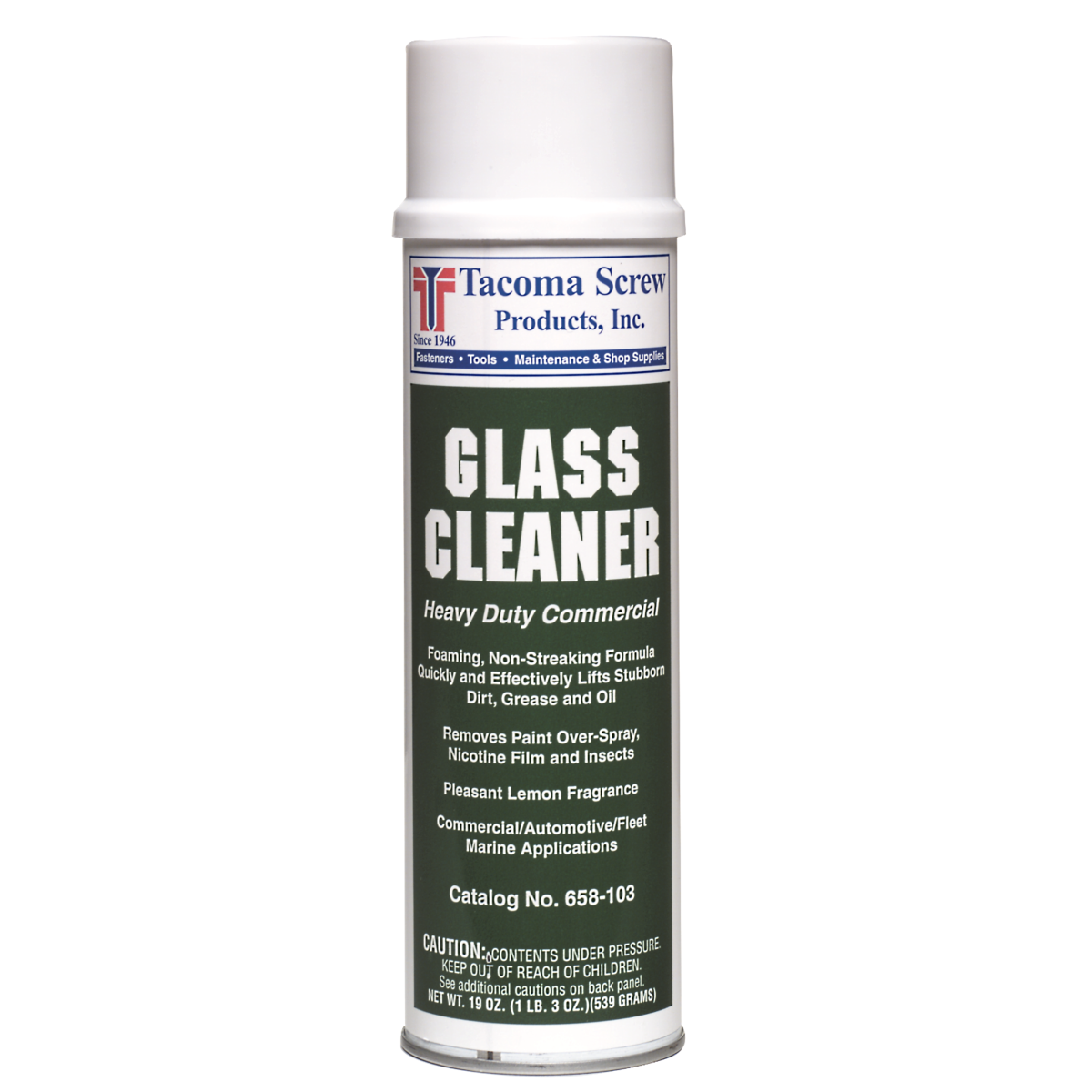 Tacoma Screw Products™ Commercial Glass Cleaner — 19 oz. Aerosol