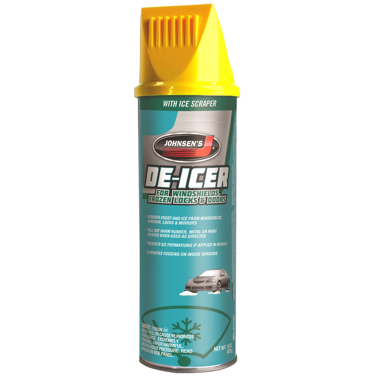 Prestone Windshield De-Icer with Scraper Top — Aerosol