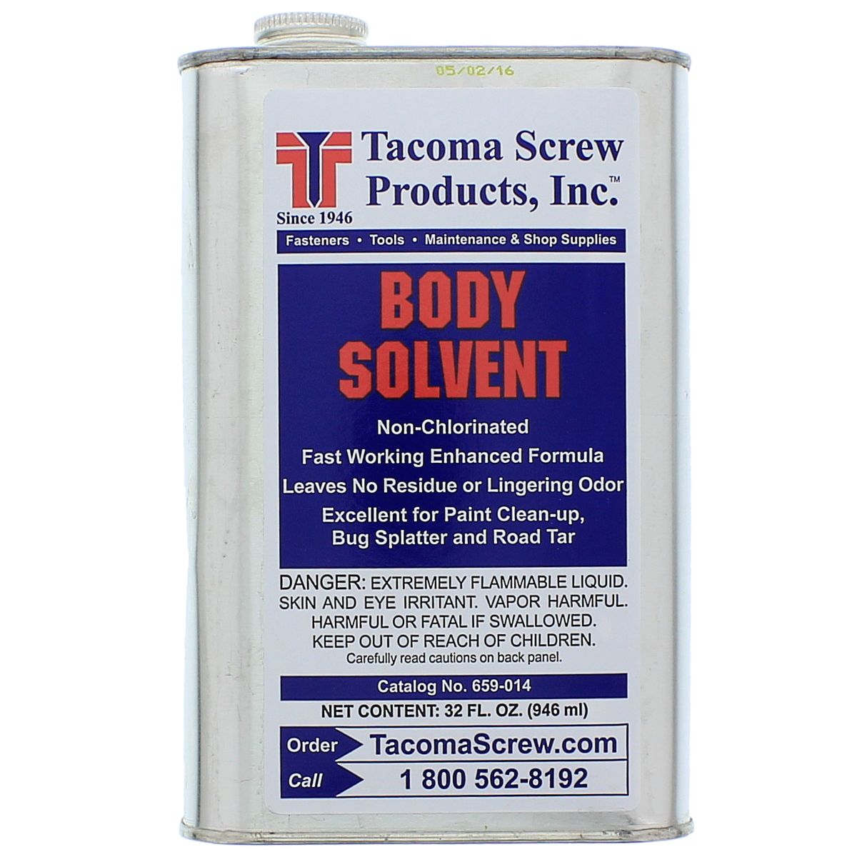 Tacoma Screw Products™ Multi-Purpose Body Solvent — 32 oz. Metal Can