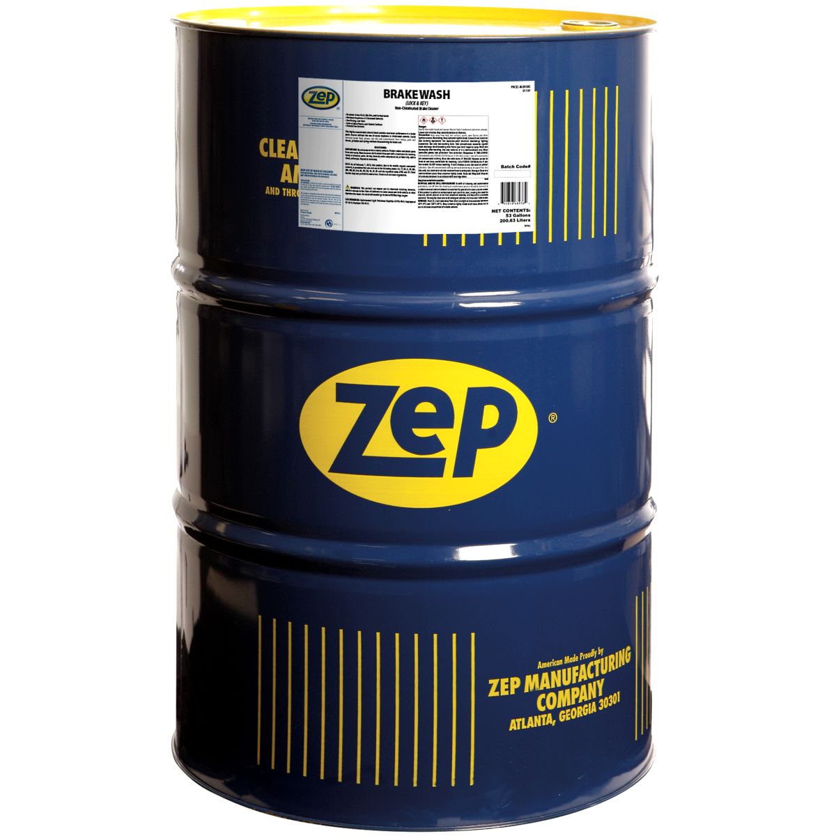 Zep® Brake & Parts Cleaner — Non-Chlorinated, 53 gal. Drum