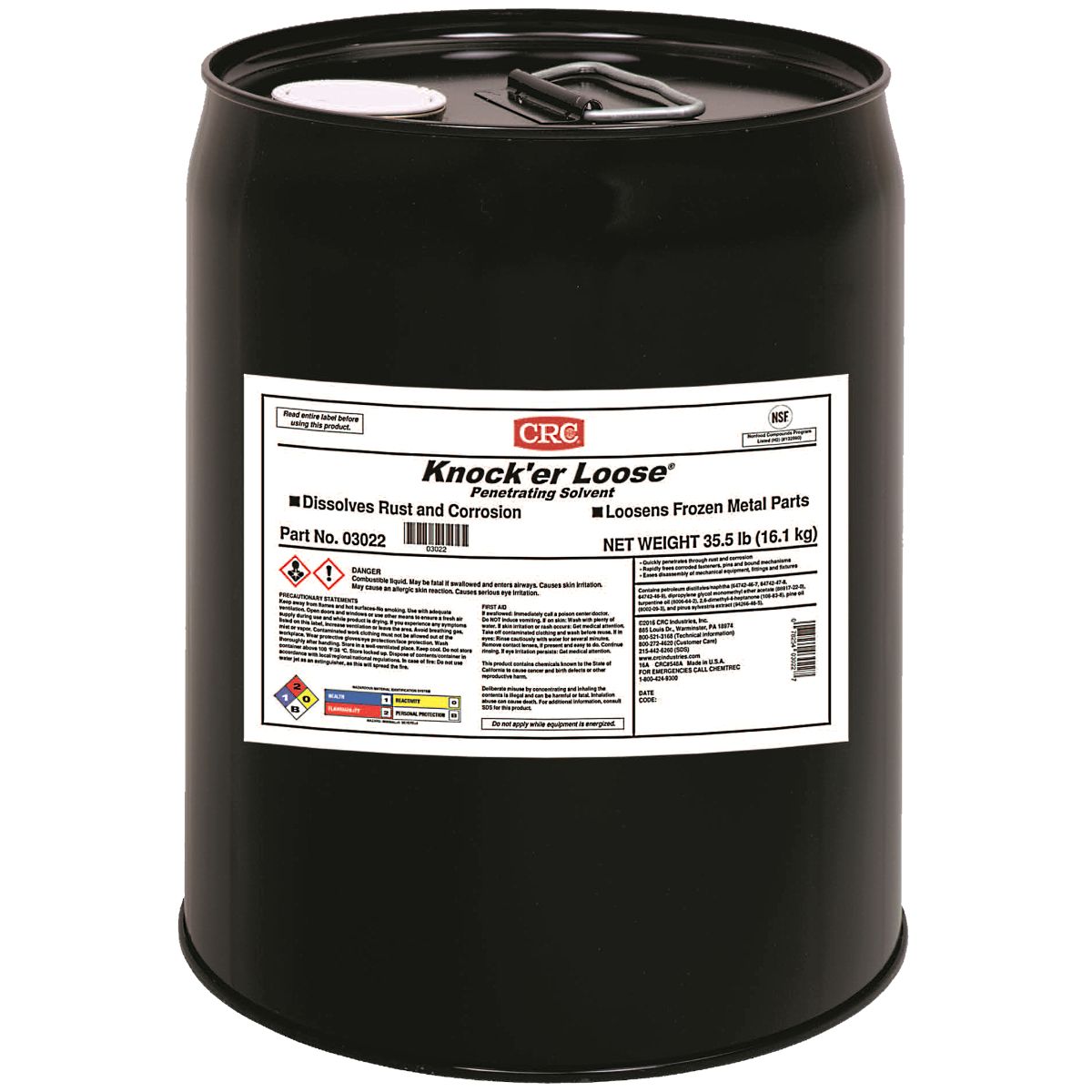 Penetrating Oil — Knock'er Loose, 5 gal. Pail