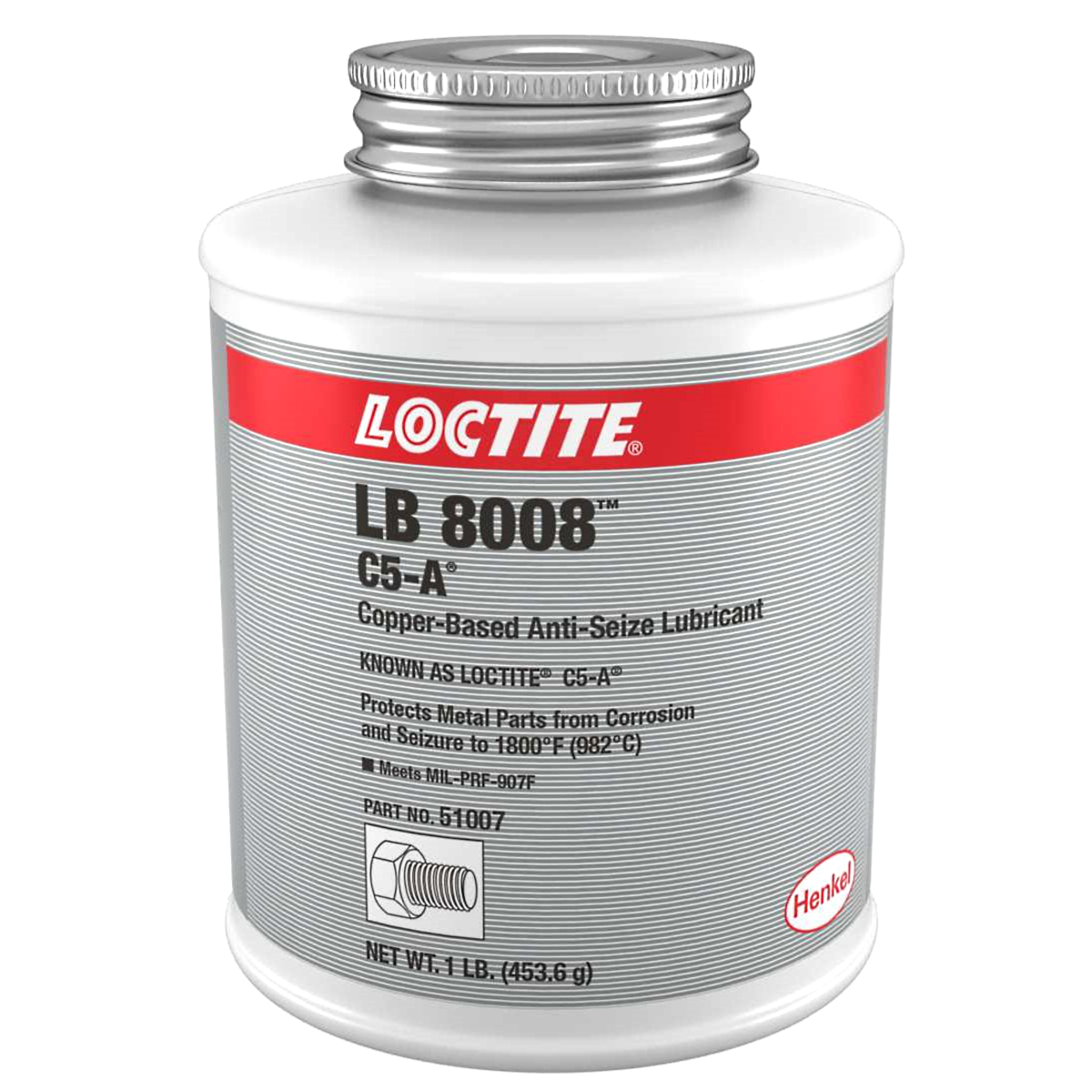 Loctite® Copper Based Anti-Seize Lubricant 1 lb. Brush Top Can