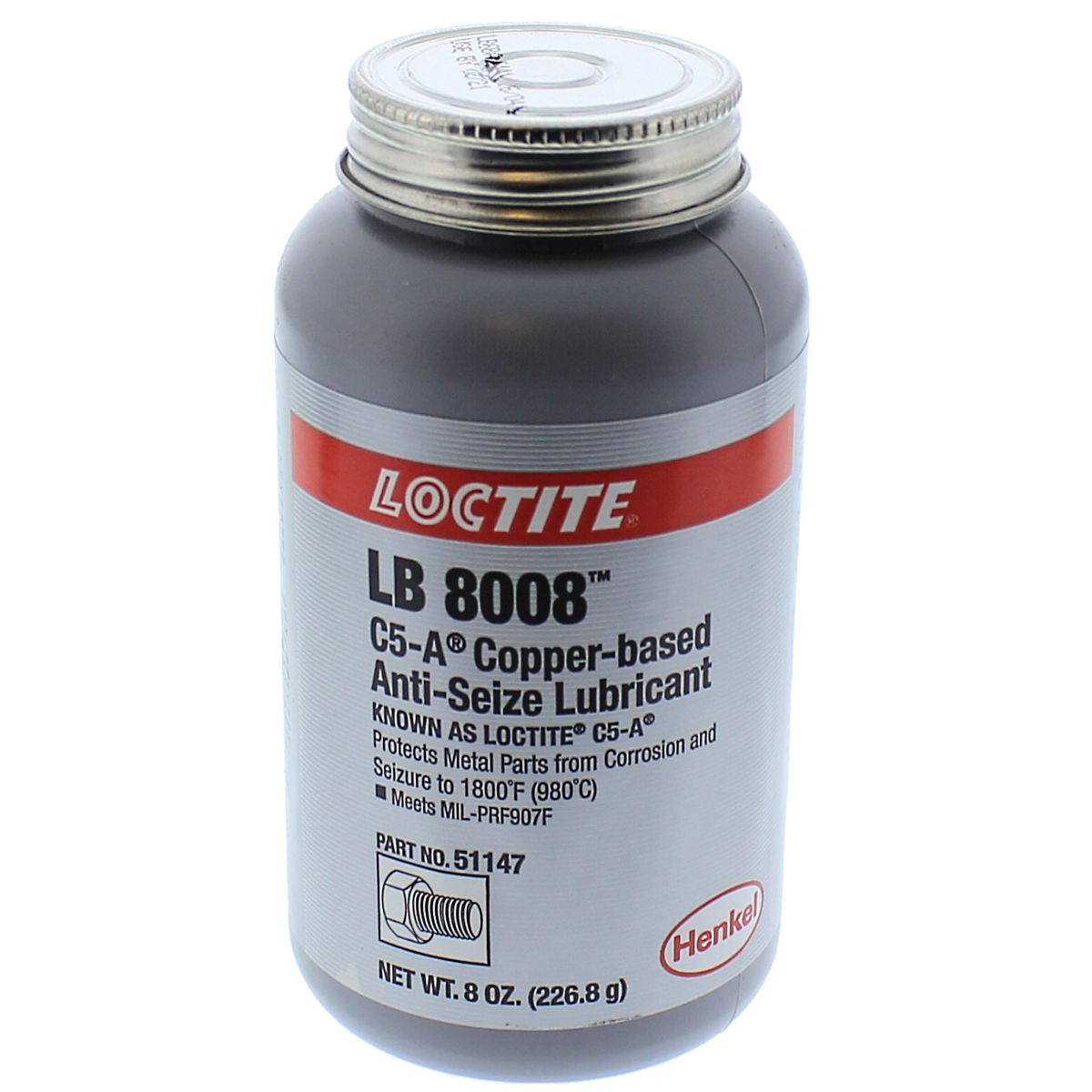 Loctite® Copper Based Anti-Seize Lubricant 8 oz. Brush Top Can