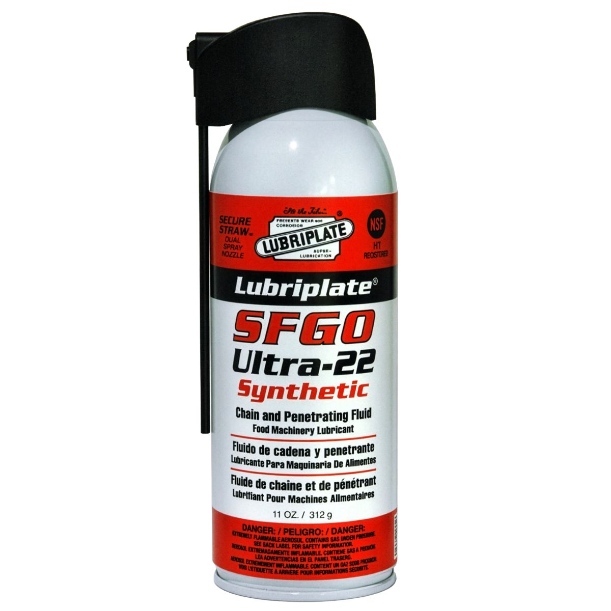 Lubriplate L0931-063 SFGO Ultra-22 Food Grade Chain Lubricant 11 oz. Aerosol