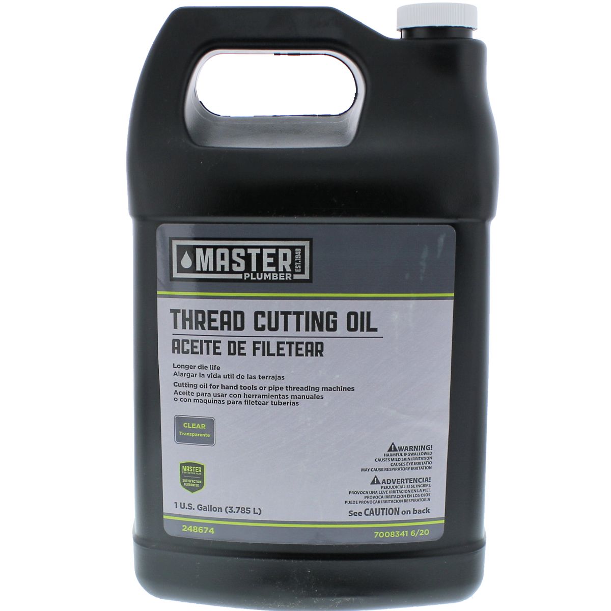 Tacoma Screw Products  Thread Cutting Oil — 1 gal. Plastic Bottle
