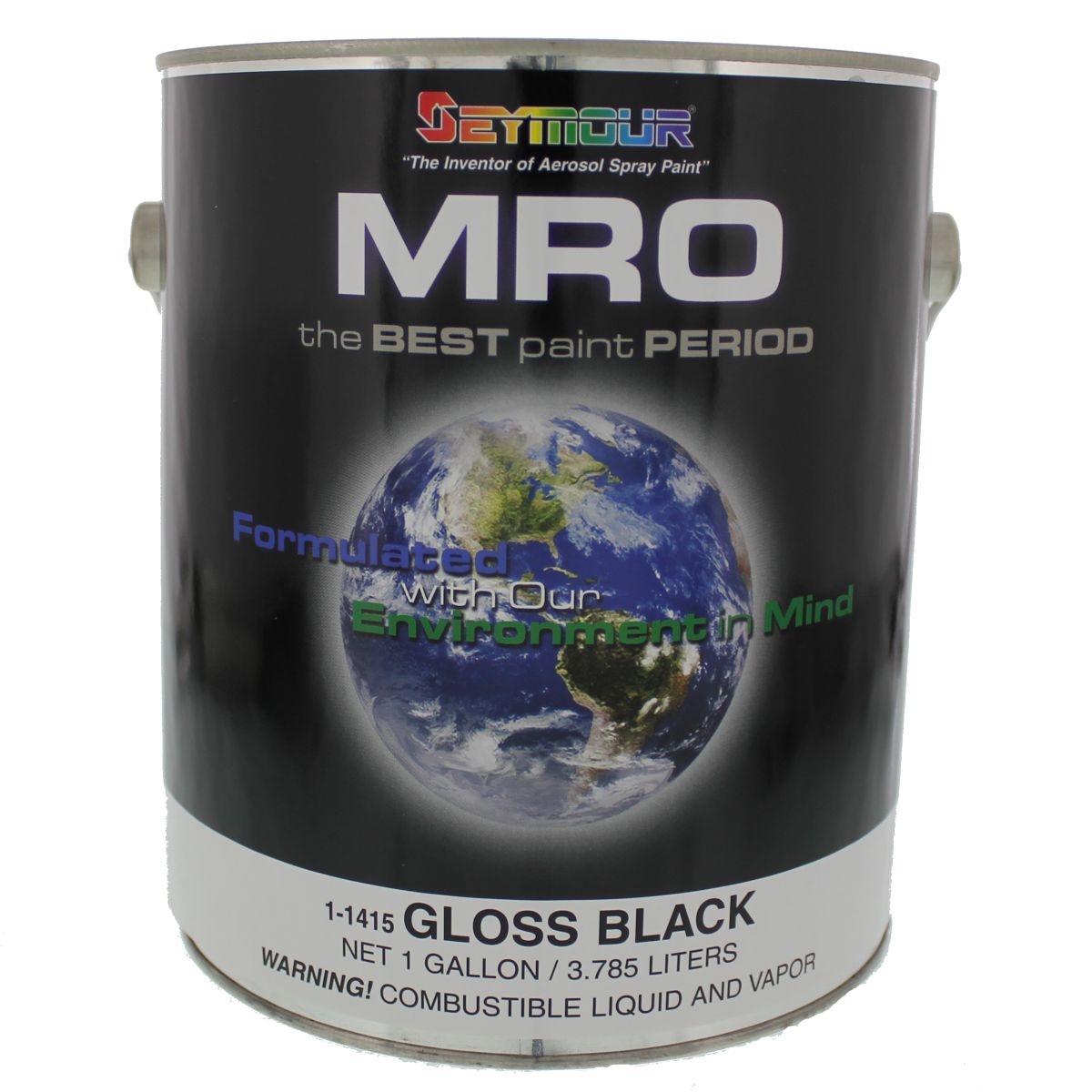 Sherwin-Williams A08125 ACRY GLO HS Matte Black 37038 Acrylic Urethane  Paint - 3/4 Gallon at