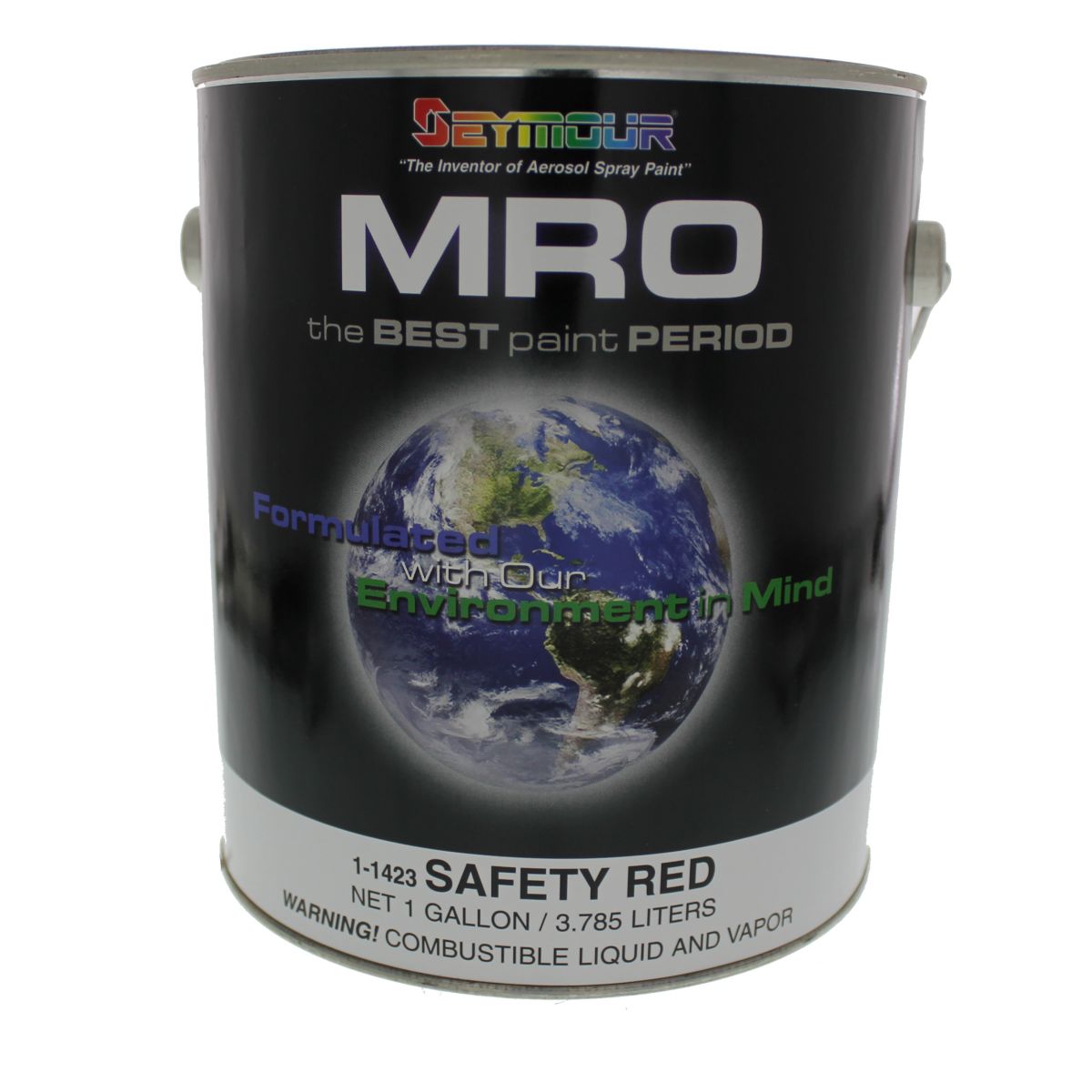 Seymour Safety Red High Solids Protective Coating MRO Paint — 1 Gallon Can