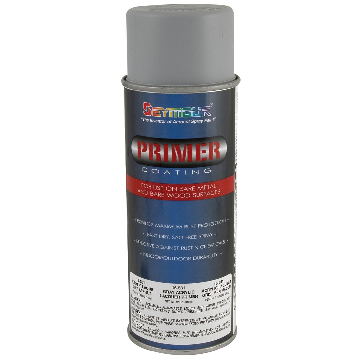 Seymour Gray Primer — 12 oz. Aerosol