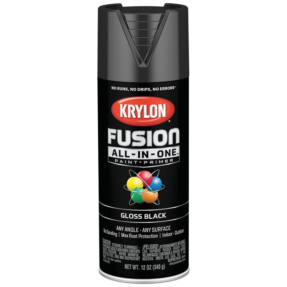 Krylon 2702 Gloss Black Fusion All-In-One™ - 12 oz. Aerosol