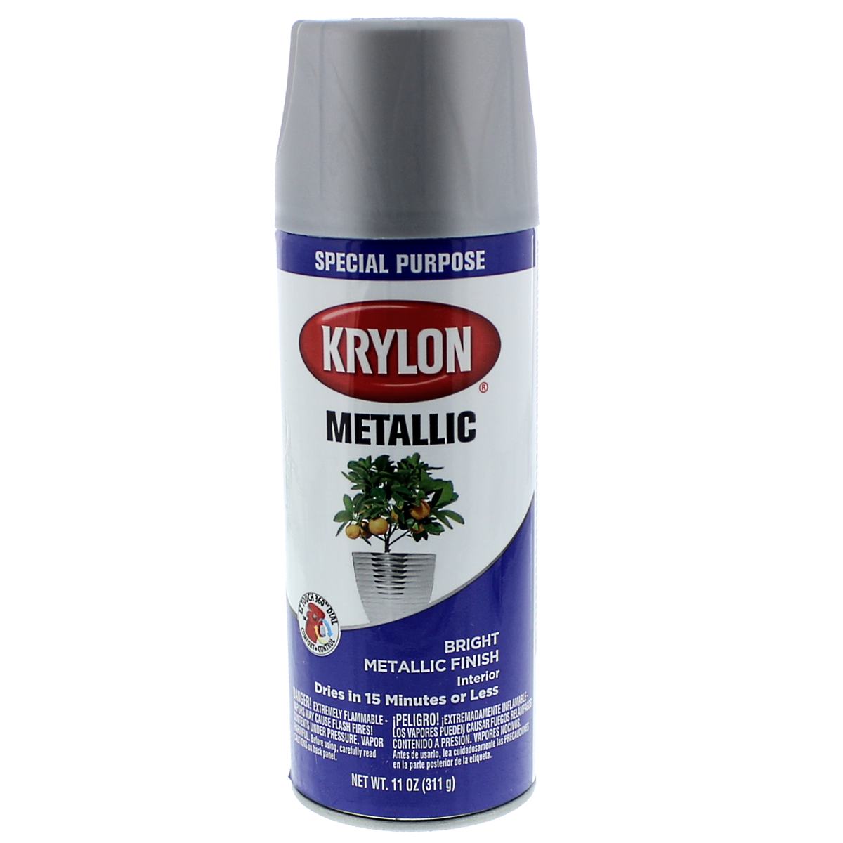 Krylon Dull Aluminum Metallic Acrylic Lacquer  — 11 oz.