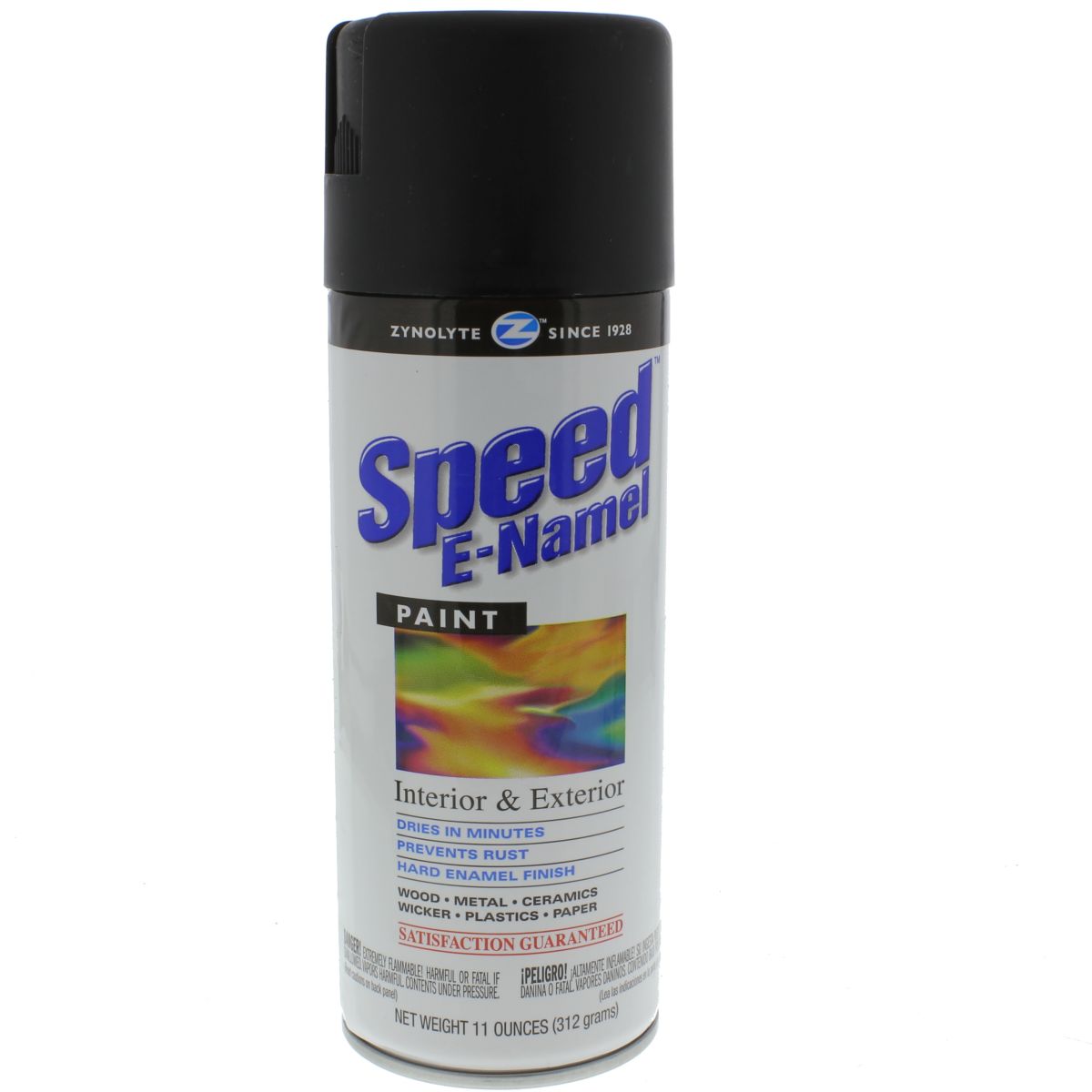 Aervoe Z487  Flat Black Zynolyte Speed E-Namel - 11 oz. Aerosol