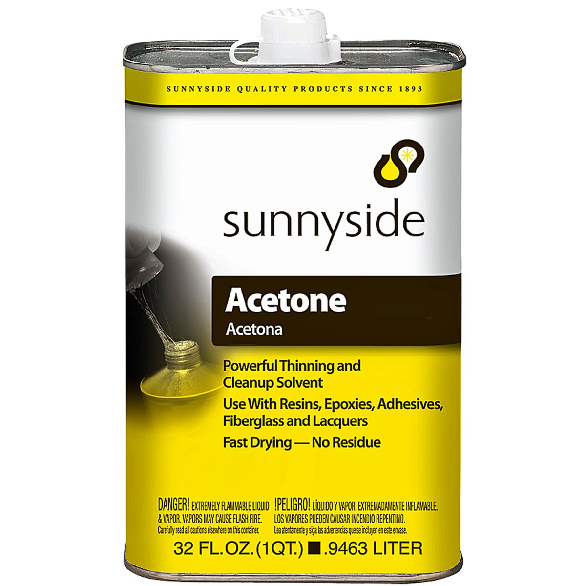 Sunnyside Acetone 1 qt.