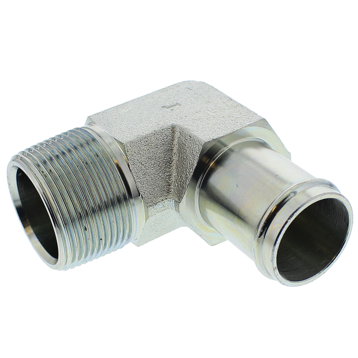 1-1/4" x 1-1/4"-11-1/2 Beaded Hose to Pipe Elbow 90º