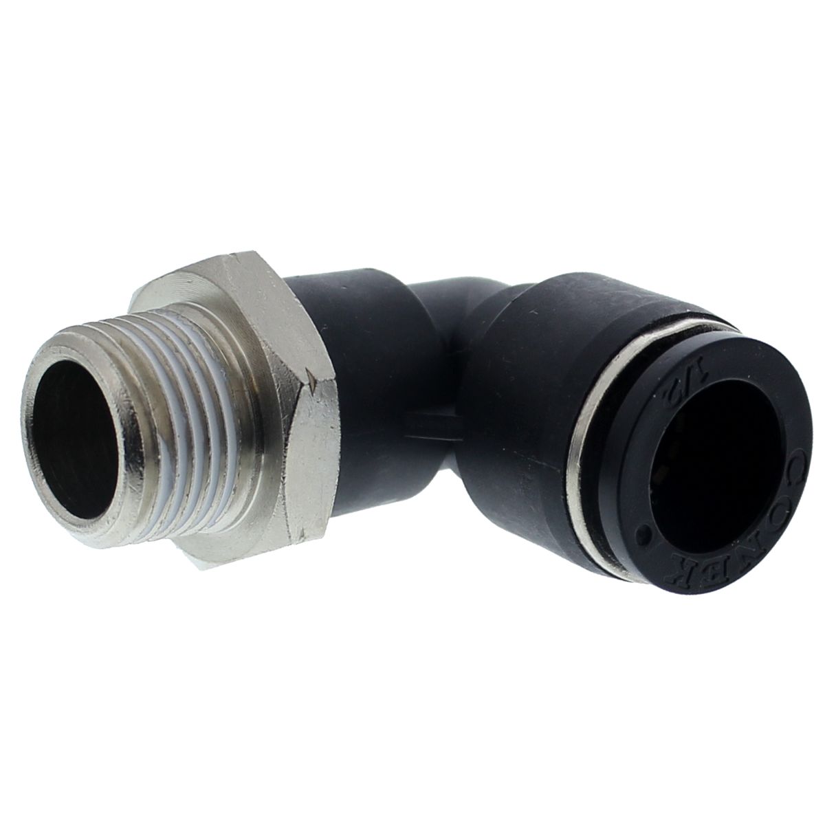 1/4" x 1/4" Composite Push-In Male Swivel Elbows (Tube to Male Pipe)