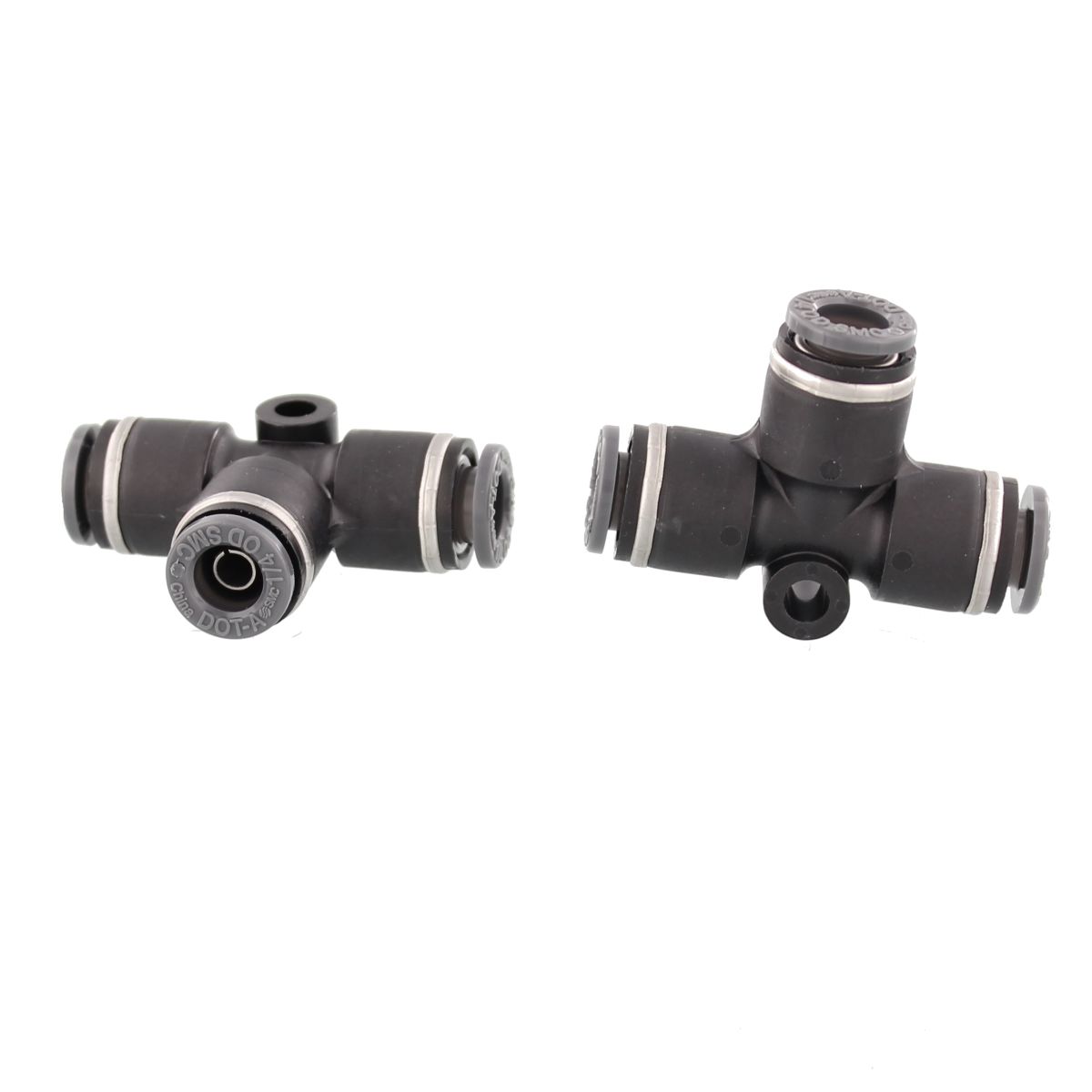 3/8" D.O.T. Composite Push-In Union Tee (Tube to Tube)