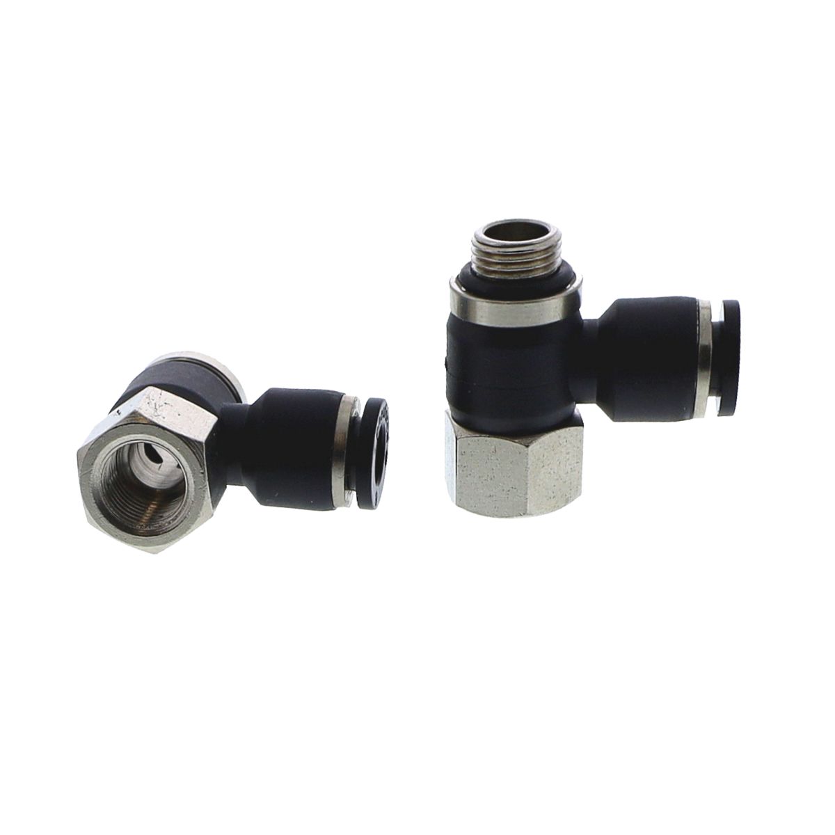 Push-In Fitting M12 x 3/8" BSPP Composite Female/Male Tee