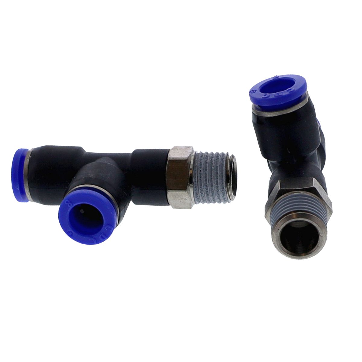 Push-In Fitting M16 x 1/2" BSPT Composite Male Run Tee