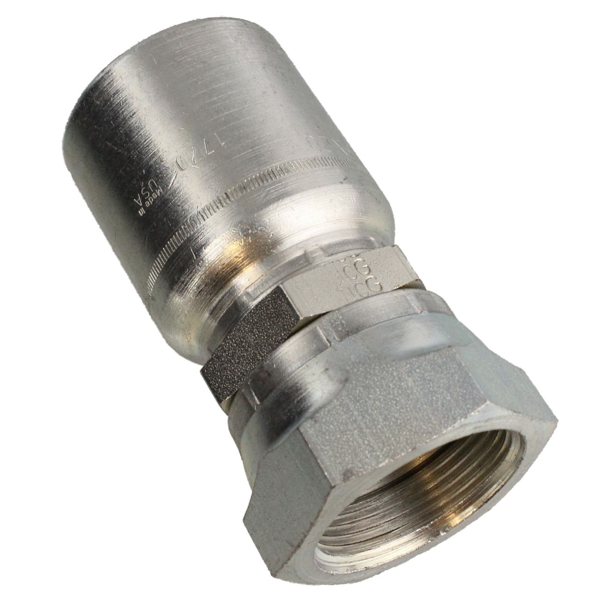 1-1/4" x 1-1/4" Female JIC 37º Swivel GW Series