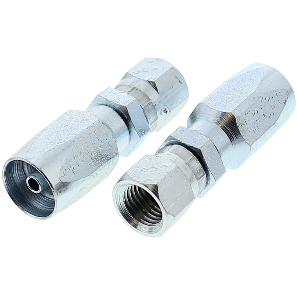 3/16" x 7/16"-20 JIC 37º Swivel Female Reusable Coupling