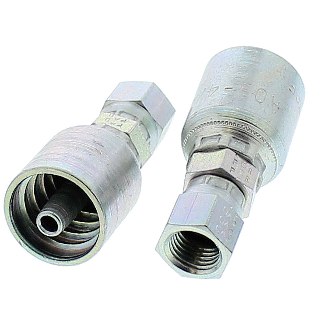 1/2" x 5/8" Female JIC 37º Solid Hydraulic Coupling — A Series