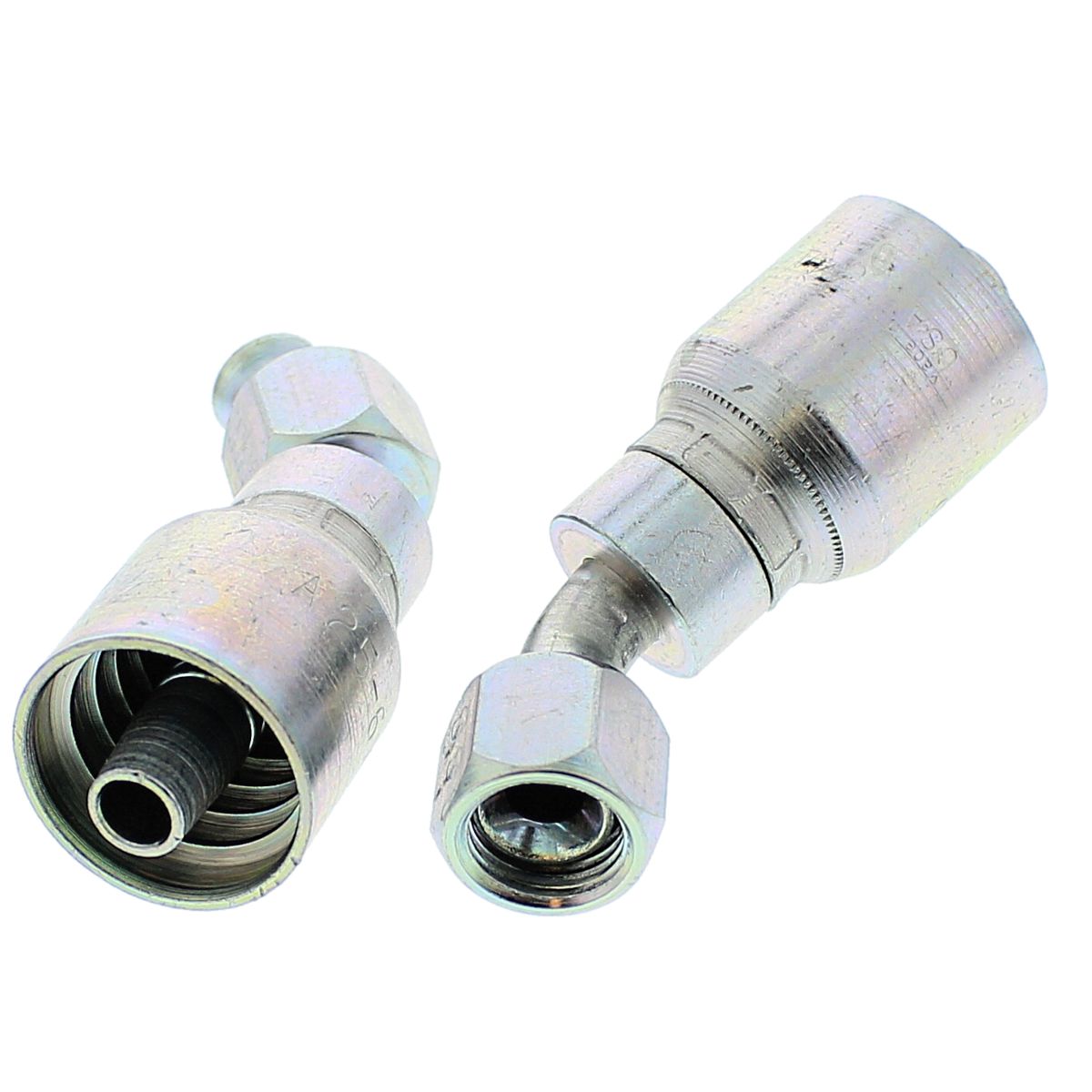 1-1/4" x 1-1/4" Female JIC 37º Solid Hydraulic Coupling — A Series