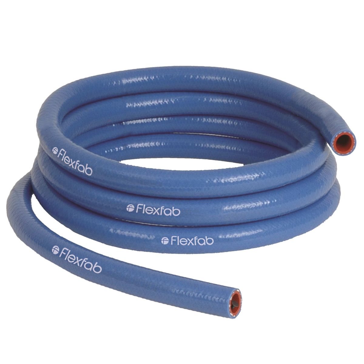 Flexfab .38" x 25 ft. Silicone Heater Hose, Blue