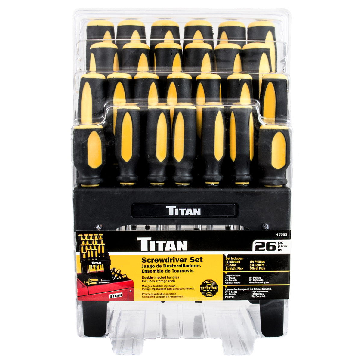 Titan 17203 Screwdriver Set — 26 pcs.