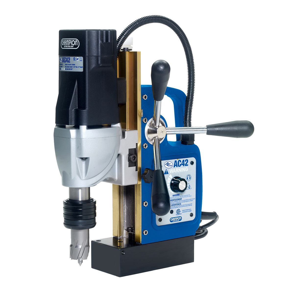 CHAMPION AC42 VARIBRUTE MAGNETIC DRILL PRESS