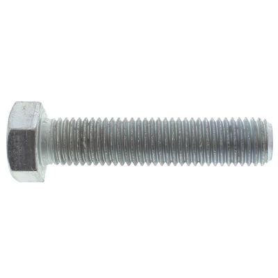 3/4"-10 x 3" Hex Tap Bolts — SAE J429 Grade 5, Coarse Thread, Zinc, 20/PKG