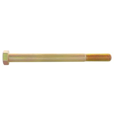 5/8"-11 x 7-1/2" Hex Cap Screw - SAE J429 Grade 8 Coarse Thread Zinc Yellow 25/PKG