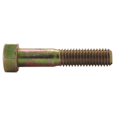 1/2"-13 x 2" Hex Cap Screws — Grade 9, Coarse Thread, Zinc Yellow, 50/PKG