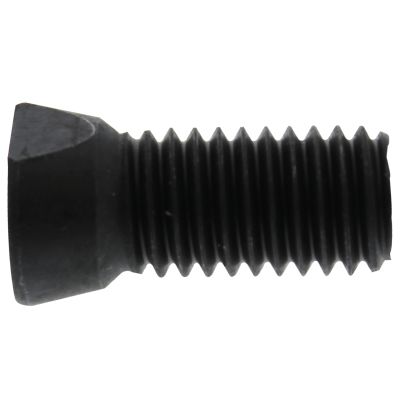 1/2"-13 x 1-1/4" Clipped Head Plow Bolts — SAE J429 Grade 5, Coarse Thread, Plain, 50/PKG