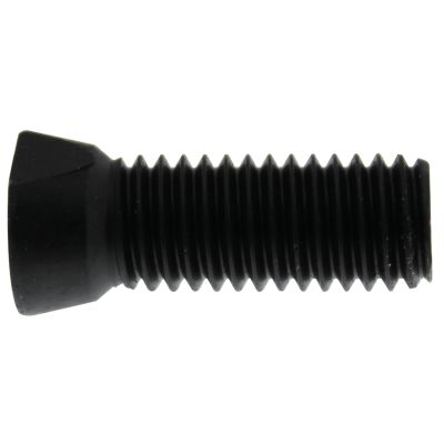 1/2"-13 x 1-1/2" Clipped Head Plow Bolts — SAE J429 Grade 5, Coarse Thread, Plain, 50/PKG