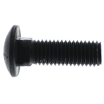 5/8"-11 x 2" Carriage Bolts — SAE J429 Grade 5, Coarse Thread, Plain 10/PKG